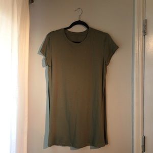 Olive green tunic tee